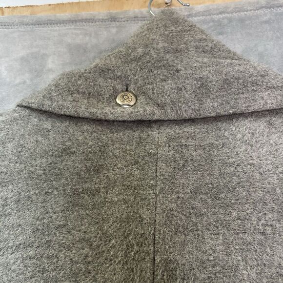 Itala Testino Suri Alpaca Wool Super Soft Jacket Women’s Size L Gray Peru‎ - Picture 12 of 15